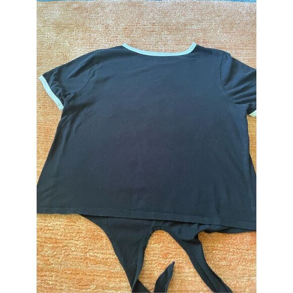 Black Tie Top short sleeve - Picture 6 of 6